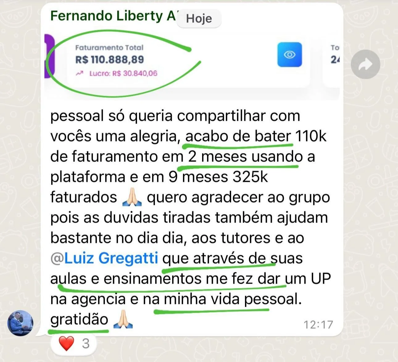 Print $i